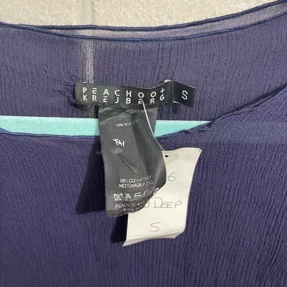 PEACHOO + KREJBERG silk blouse tunic - Picture 7 of 8